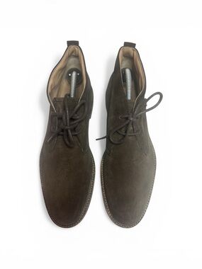 Tod's Dark Brown Suede Chukka Boots
